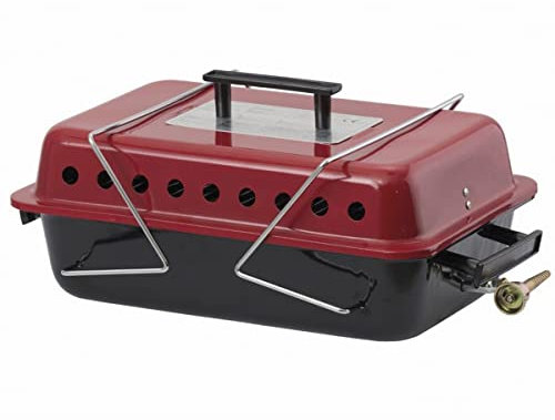 Portable Camping Gas BBQ c/w Lava Rock