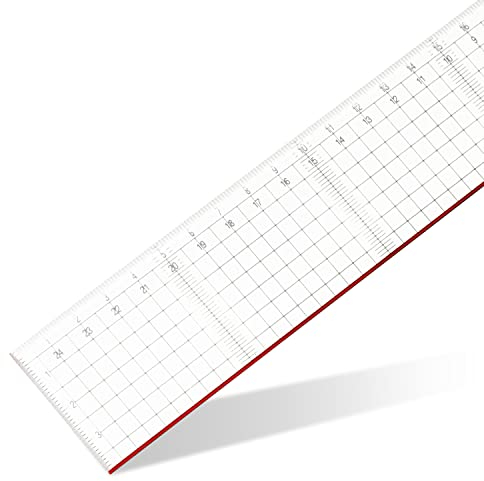 Aristo AR15450 Schneidelineal aus Plexiglas (50cm) transparent