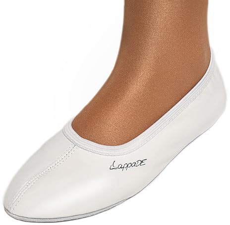 Lappade Noir, Blanc, Bleu Jeans, Rose, Violet, Rouge Chaussures de Gymnastique, Chaussons, Chaussons de Gymnastique avec Semelle en Cuir Taille 22-46