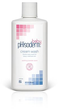 pHisoderm Baby Cream Wash 8 Fluid Ounce, Soothing Lavender Scent - (Pack of 3)