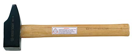 KING TONY 7822-45 Lot de 8 marteaux à riveter en acier allié Capacité 1250 g Hauteur 124 mm Longueur 355 mm