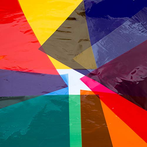 Edukit Lot de 104 feuilles de cellophane A4 – 8 couleurs vives – Pour vitrail, arts et artisanat, emballage cadeau et plus encore