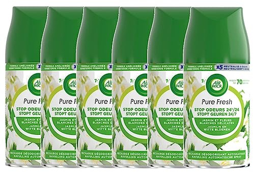 6x Air Wick Freshmatic Max Duft Nachfüller Freesia & Jasmin 6x 250ml