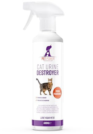 Pet Power Cat Urine Destroyer, Clear, 500 Millilitre