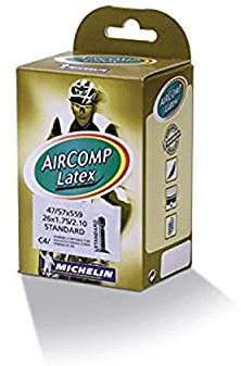 MICHELIN Unisex Slange Michelin Aircomp® Latex C4 Standart 42 Fahrradschlauch, Standard 42, Einheitsgröße EU