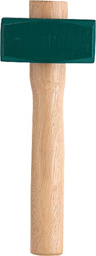 Leborgne, Massette Angles Abattus en Bois 1.2kg, 26cm, Outil de Bricolage Idéal pour Travaux de Charpente et de Jardinage, Précision et Robustesse Assurées, Conception Ergonomique