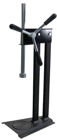 Tappatrice a cremagliera con doppia boccola per tappi corona 26 e 29 mm modello TCCR 2T