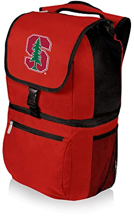 PICNIC TIME NCAA Stanford Cardinal Zuma Backpack Cooler - Soft Cooler Backpack - Lunch Cooler, (Red)