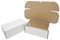 Pack of 50 Die Cut Postal Mailing Cardboard Boxes White (250 x 150 x 100mm)