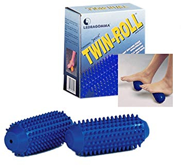 PEZZI Twin Roll Paar Massage Rolle Noppen Rolle Igelrolle Massageroller