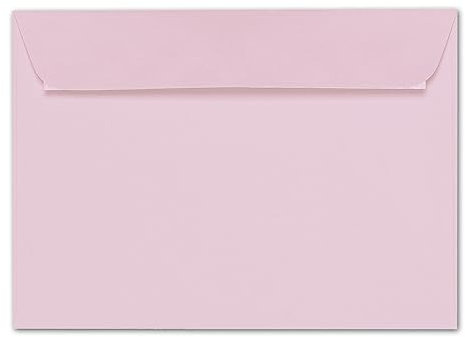 ARTOZ 50x Briefumschläge DIN C5 Rosa (Kirschblüte) - 229 x 162 mm Kuvert ohne Fenster - Umschläge selbstklebend haftklebend - Serie Artoz 1001