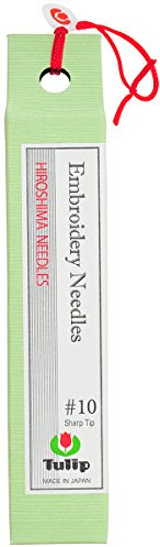 Sewline 73363 THNEM-10 Tulip Embroidery Needles, Size-10, 8-Pack