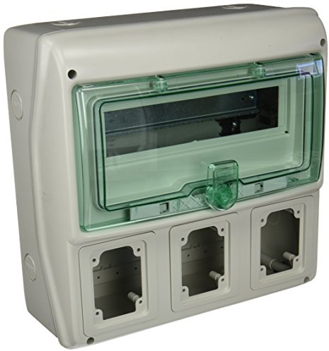 13155 Schneider Electric Kaedra Coffret pour Prises, 13 Modules, 3 Ouvertures, 63 A, 23W, 340 mm Largeur, 335 mm Hauteur, 160 mm Profondeur