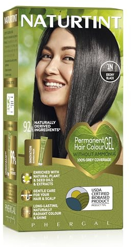 Permanent Hair Color - 1N Ebony Black 1 Box