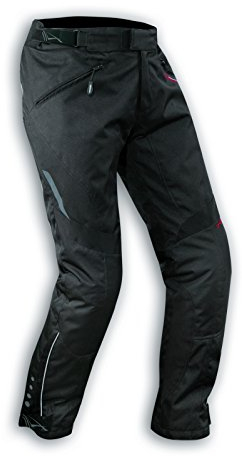 A-Pro Pantalon de Moto imperméable pour Femme - Thermal - Rembourrage Amovible - Noir - Taille 26