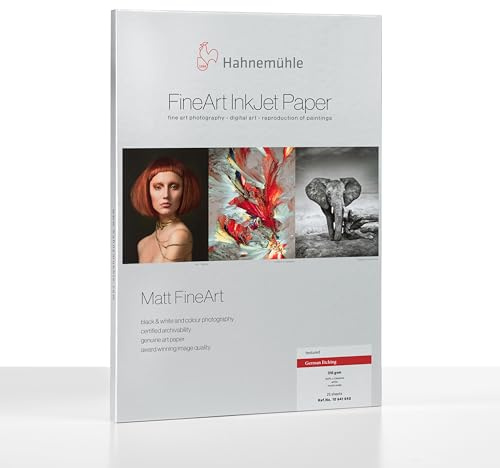 Hahnemühle Digital Fine Art German Etching Paper 310 g/m² 420 x 594 mm White