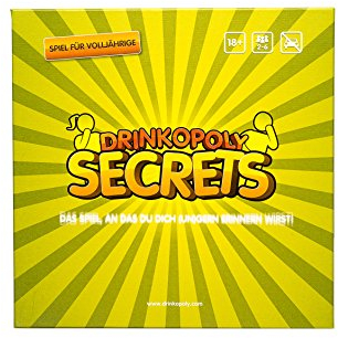 Drinkopoly Secrets - Das Spiel an das Du Dich (un) gern erinnern wirst! - Das Partyspiel für Erwachsene