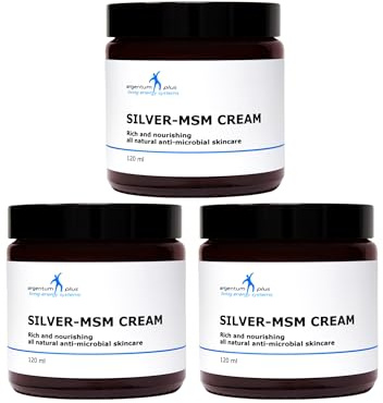 Crème Argent-MSM - Contenance : 3 x 120 ml