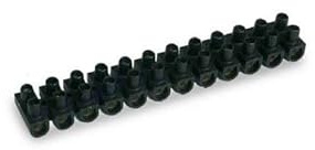 Evila - Regleta conexion 10 mm2 negra