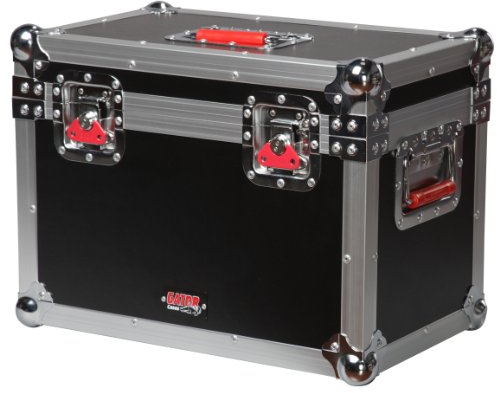 Gator Cases G-TOUR Series ATA Style Road Case für Mini-Elektrogitarrenverstärker wie den Marshall JTM1H - ausgestattet mit strapazierfähigen Verschlüssen und federbelasteten Griffen; (G-TOURMINIHEAD2)