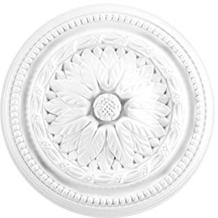 1 roseta | estuco | PU | techo | decoración | 400 x 400 mm | Grand Decor | R112