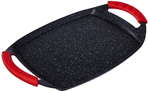 Thulos - Plancha con revestimiento de piedra, 36 cm