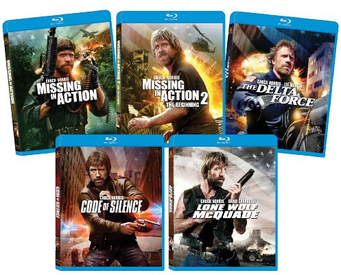 The Ultimate Chuck Norris Blu-ray Bundle (Missing in Action, Missing in Action 2, Delta Force, Lone Wolf McQuade, Code of Silence)