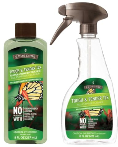 Melaleuca Tough & Tender 12x All-Purpose Cleaner – 8 fl. oz. | Super-Concentrated, Plant-Based Formula with Spray Bottle Included