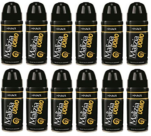 MALIZIA UOMO AMBER deodorant 12x 150ml
