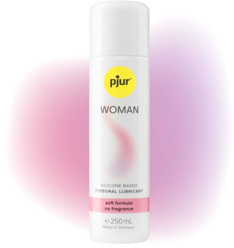 pjur WOMAN - Silikonbaserad glidgel för kvinnor - för pirrigt sex och lång njutning - optimal för känslig hud (250ml)