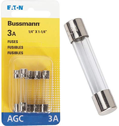 Bussman Cooper Fuse 3 Amp 5 Count