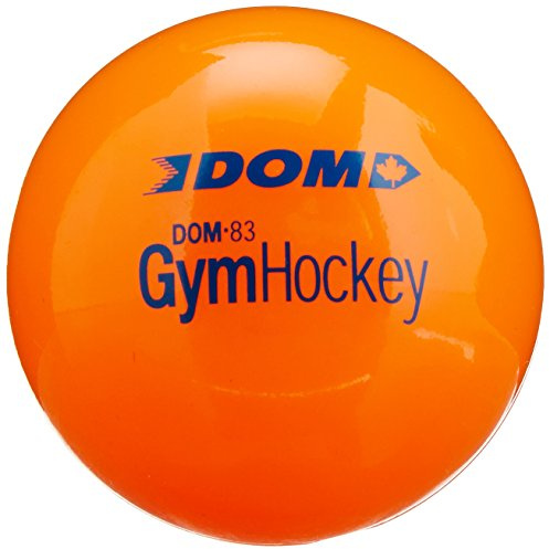 Dom DOM-83/40.000 Gym Hockey Ball for Floor Hockey/Lacrosse, 3 Size, Plastic, Orange