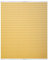 Lichtblick Plissee Klemmfix, ohne Bohren, verspannt, lichtdurchlässig, Blickdicht, Uni, mit eleganter Crushed Optik Gelb,120 cm x 130 cm (B x L)