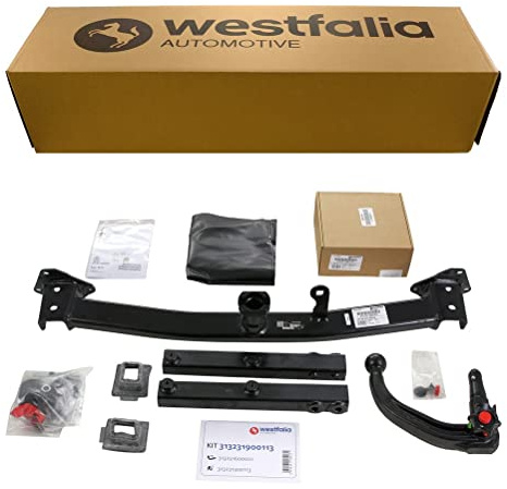 Westfalia-Automotive 313231900113 Detachable Swan Neck Towbar for Mercedes (W169) and B Class (W245) (09/2004-09/2012) -Includes 13pin Vehicle Specific Wiring Kit