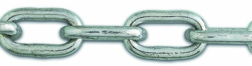 Chapuis LVBS3 Cadena soldada de eslabón corto - Acero galvanizado - 55 kg - Diámetro 3 mm - Largo 2,5 m