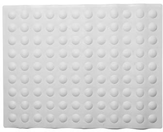 Croydex Hygiene 'n' Clean Bath Mat - Non Slip, Anti Mould, Made from Natural Rubber, Machine Washable with Secure Suction Cup Grip - Ideal Bath Mat for Inside Bath, Anti-Bacterial, 57 x 43 cm