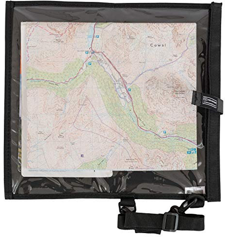 Highlander Water Resistant Map Case to Protect Maps, Phones & Valuables | Touch Screen Compatible | Perfect for Outdoor, Camping, Military, & Hiking. Foldable & Easy to Carry