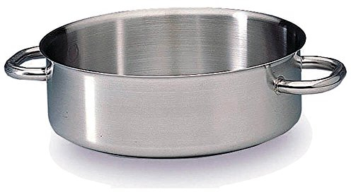 Matfer Bourgeat Excellence Braiser / Stew Pot Without Lid, 12.5 Stainless Steel 697032