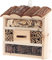 Royal Gardineer Bienenhaus: Insektenhotel Marie, Nisthilfe für Nützlinge, 20 x 20 x 7 cm (Profi-Insektenhotel, Insektenüberwinterungshilfe, Insektenschutz)