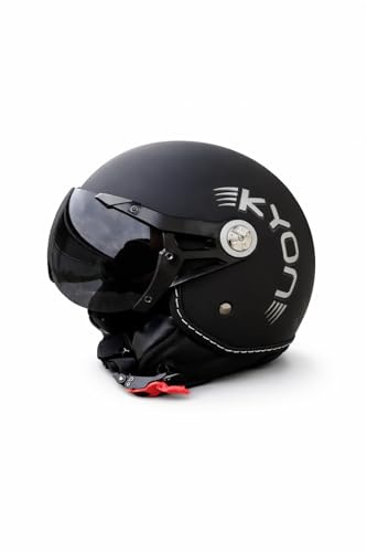 protectWEAR Jethjälm med långt visir H710-BR