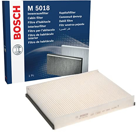 Bosch M5018 Filtro de Habitáculo Estándar - Filtro de Repuesto - Eficaz Contra Polen y Polvo, para un Aire más Limpio en el Vehículo