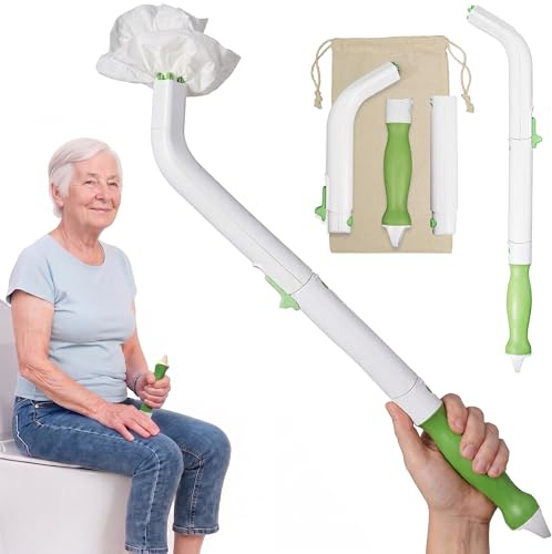 FreedomWand Multipurpose Toilet Aids - Wiping Aid Toileting for Women & Men, Butt Wiper Tool, Toilet Assist Device and Paper Extender, Ideal for Elderly, Disabled and Post Surgery Use - 20 Inch