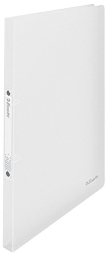 Esselte 2 Ring Binder, Holds up to 100 Sheets, Vivida Range, 16 mm Spine, 624034 - A4, White