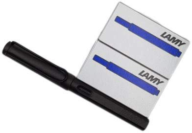 Lamy Safari Umbra Fountain Pen Matt Nib F with 10 Cartridges Umbra F