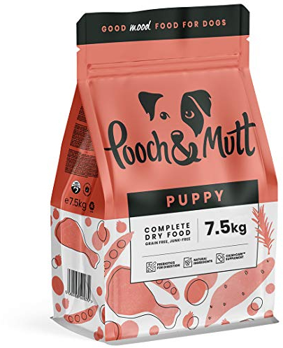 Pooch & Mutt - Welpen, Getreidefreies Hundetrockenfutter, Huhn & Superfood-Mischung, 7,5 kg