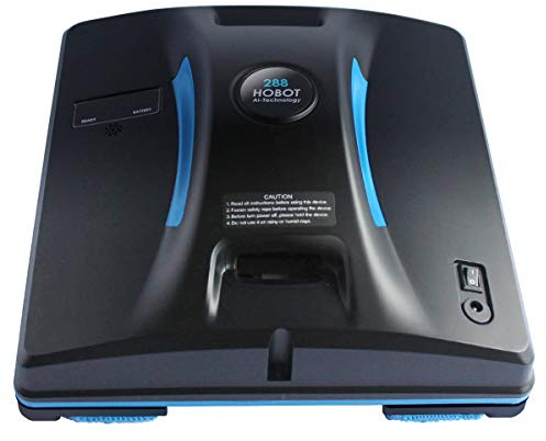 Robot Limpiacristales Smartbot Hobot-288 con App - Bajo consumo de corriente (72W) - Limpiacristales eléctrico 3 años garantía 6 paños de microfibra - Sistema de Navegación y Anticaída