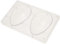 DECORA 0050054 Molde para Huevos de Chocolate en Policarbonato 2 Cavidades 150 x 100 mm, Ideal para Preparar Chocolates Brillantes y Crujientes, Diseño Profesional