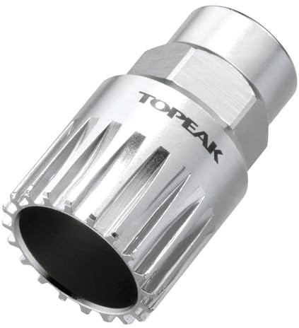Topeak Cartridge Bottom Bracket Tool, Simoano and ISIS Drive, Silver