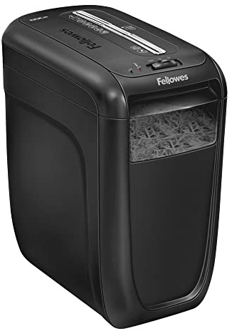 Fellowes 4606001 60Cs 10-Sheet Paper, Credit Card Shredder with Safety Features