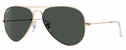 Ray-Ban Aviator Large Metal Gradient RB3025-003/32-55 - Damen/Herren Sonnenbrille - Silver